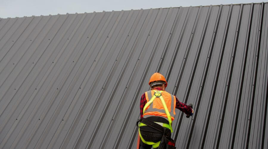 Professional metal roof installation services in Dover, MO